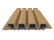 Gevelbekleding castellation PRO35 | 3,3 x 21,5 x 230 cm | Red Cedar