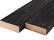 Douglas balk 4,5 x 14,5 x 400 cm geschaafd - zwart*