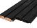 Douglas Rhombus dubbel profiel 2,7 x 14 x 400 cm - zwart - dubbelzijdig - werkende breedte 13,3 cm