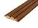Douglas Rhombus triple profiel 2,7 x 14 x 224 cm - bruin - dubbelzijdig - werkende breedte 13,3 cm