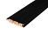 Douglas Rhombus triple profiel 2,7 x 14 x 400 cm - zwart gespoten - dubbelzijdig - werkende breedte 