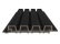 Gevelbekleding castellation PRO35 | 3,3 x 21,5 x 290 cm | Ebony zwart