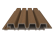 Gevelbekleding castellation PRO35 | 3,3 x 21,5 x 290 cm | Teak