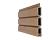 NewTechWood co-extrusie composiet Triple Rhombus schermplank, 2,1 x 16 x 180 cm, Teak.