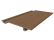 NewTechWood HKC wandbekleding vlak, 1,9 x 18,8 x 400 cm (wb 15,3 cm), Teak