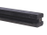 Rabat tussenpaal 10 x 10 x 270 cm Antraciet sponning 207 cm