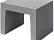 U-element 40x40x50 cm grijs