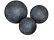 Set bollen Black granite, gepolijst 1x25 cm, 1x35 cm,1x45 cm