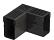 Gardendrain Corner Black 65/100 mm Hoekstuk zwart